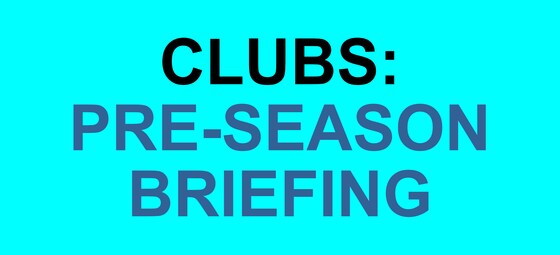 2025 Pre-season briefing for clubs