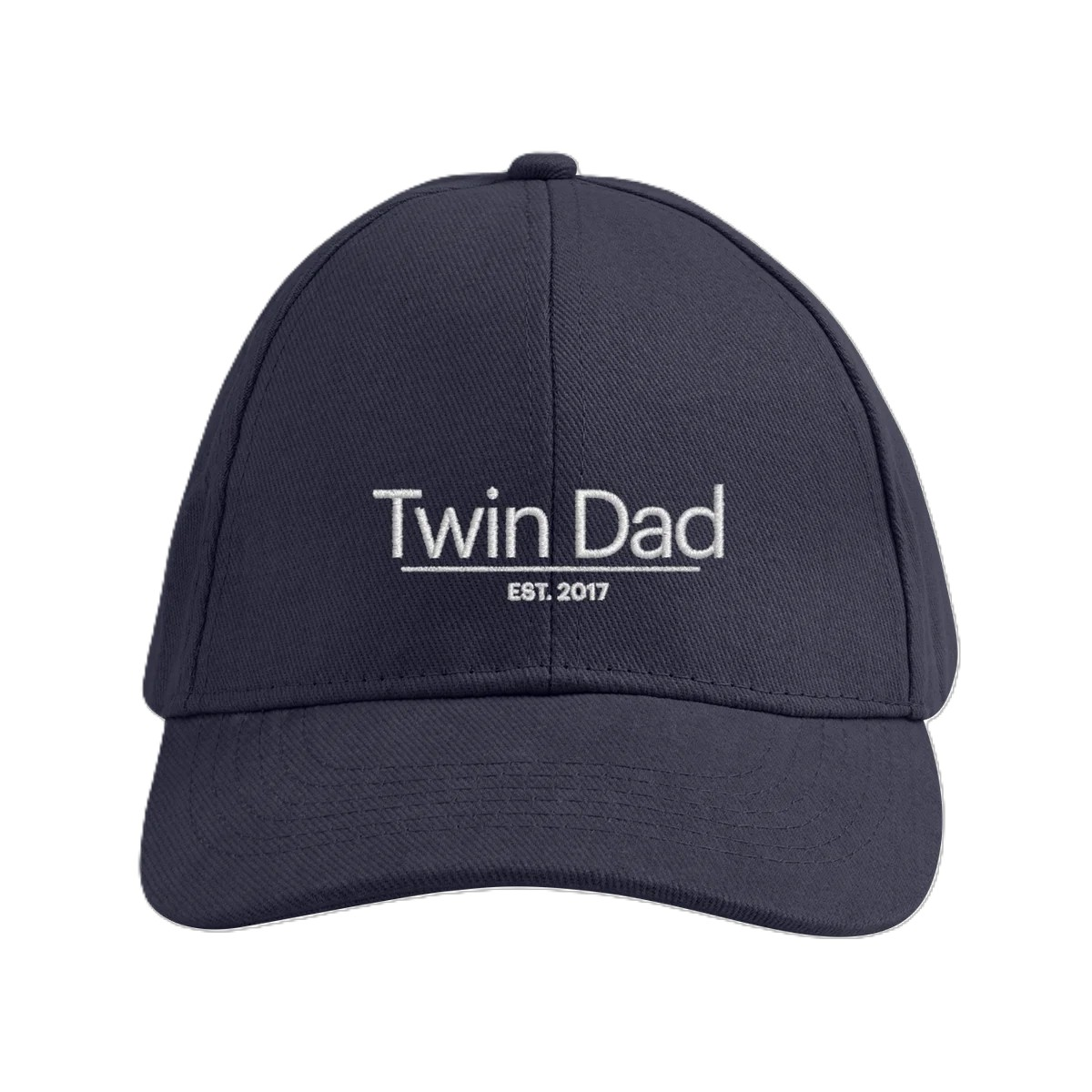 Twin Dad cap - navy - embroidered