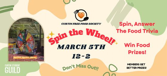 Spin The Wheel! Tasty Trivia!