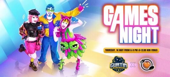 Curtin Free Food Society x Curtin Games & E-Sports' Games Night