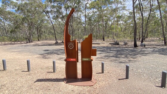 O'Keefe Rail Trail, Knowsley State Forest to Lake Eppalock walk