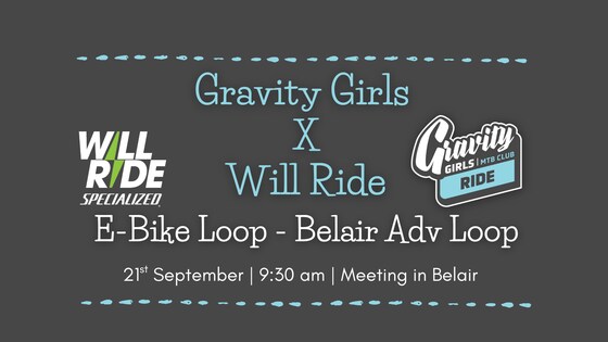 Gravity Girls SA x Will Ride: E-Bike Group Ride: Belair Adventure Loop + Andos 