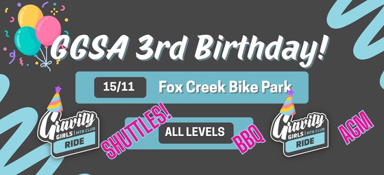 GGSA 3rd Birthday Bash | Fox Creek Bike Park