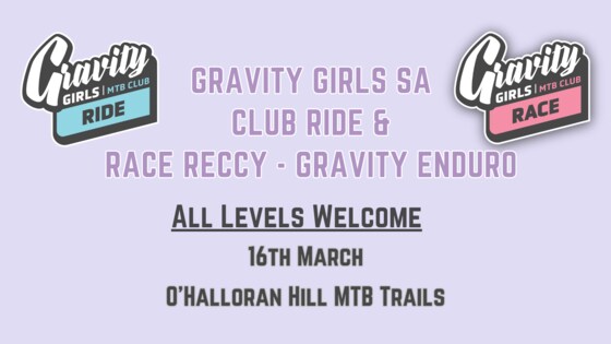GGSA Social Ride + Gravity Enduro Race Reccy | All Levels | O'Halloran Hill MTB Trails