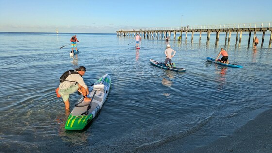 Mentone to Seaford One-Way Paddle and Train ride