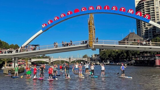 SUP Melbourne Christmas Social Paddle