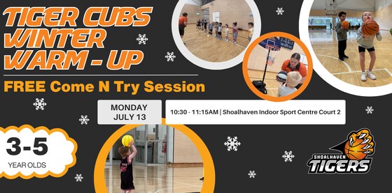 Tiger Cubs Winter Warm-Up - Free Come N Try Session