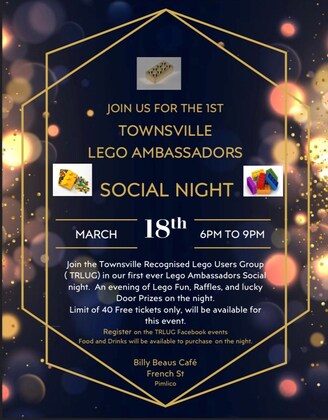 Social Night - Come meet the Townsville Lego Ambassador
