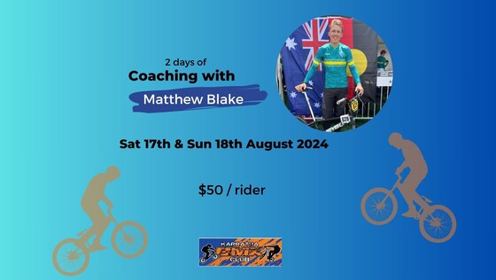 Coaching with Matt Blake - 17th and 18th August