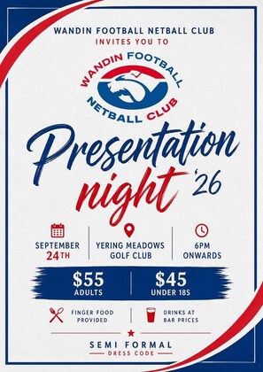 Wandin FNC Presentation Night