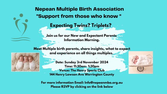 Nepean Multiple Birth Association New and Expectant Parents Information Session  