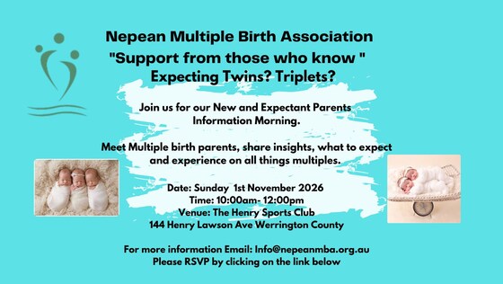 Nepean Multiple Birth Association New and Expectant Parents Information Morning  