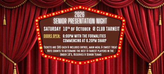 2026 SENIOR PRESENTATION NIGHT