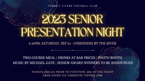 2023 Senior Presentation Night
