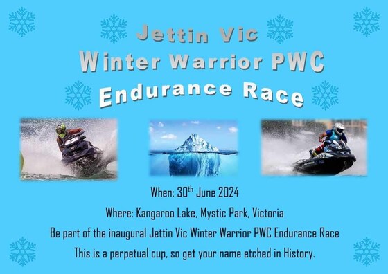 Winter Warrior PWC Endurance Race @ Kangaroo Lake,       June weekend 29th & 30th 2024 