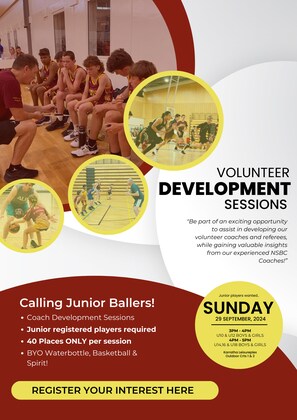 COACH DEVELOPMENT SESSIONS - JUNIOR REGISTRATION