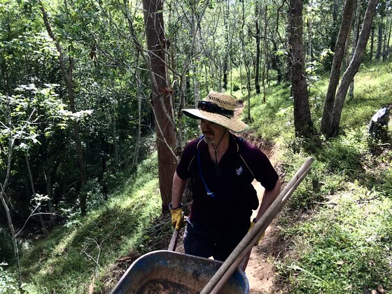 Pre-Race Trail Cleaning at Tyamolum Scout Camp
