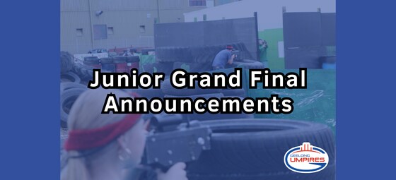 Junior Grand Final Announcements