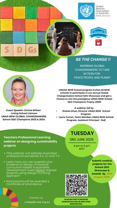 Teachers Webinar - Be the Change for Peace People and Planet