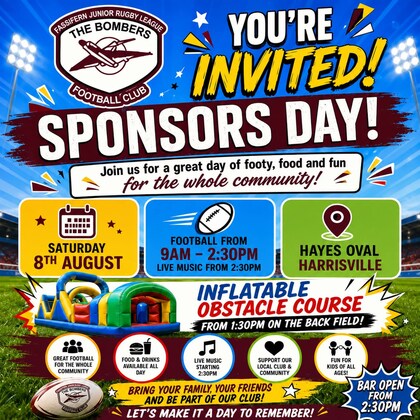 Fassifern Bombers - JRLFC Sponsors Day - 2026