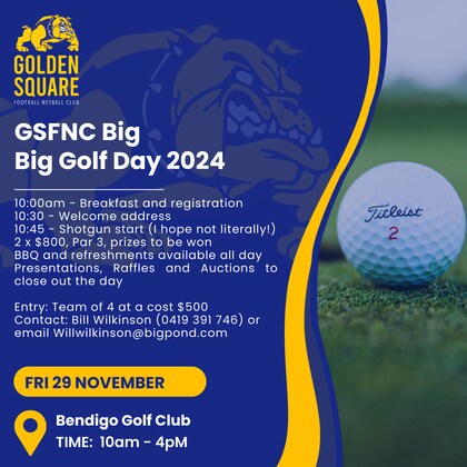 GSFNC Big, Big Golf Day 2024