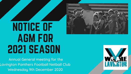 Lavington AGM - December 2020