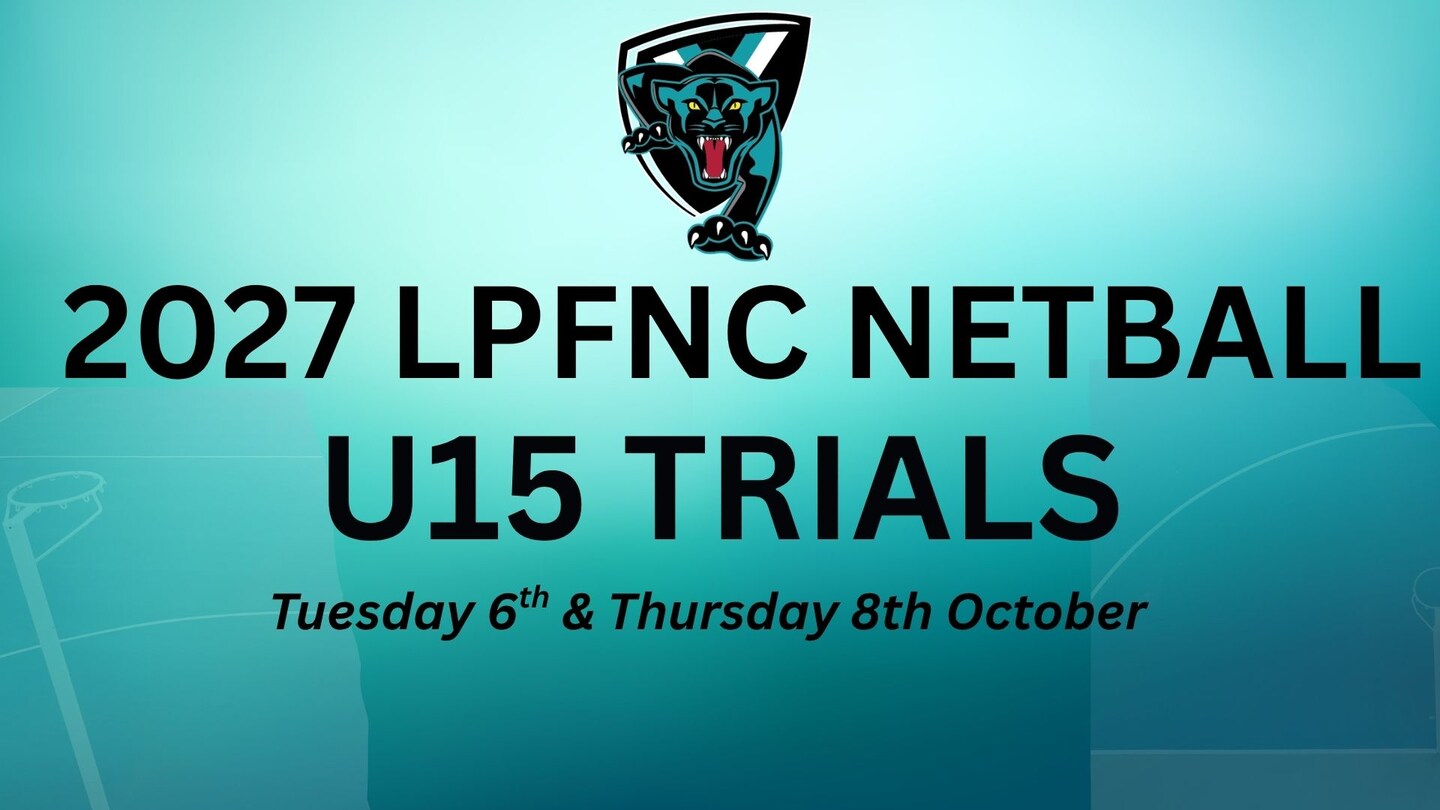 U15 Netball Trials for the 2027 Season 