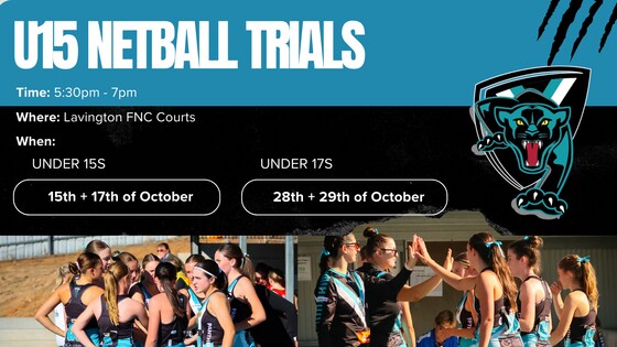 U15 Netball Trials for the 2025 Season