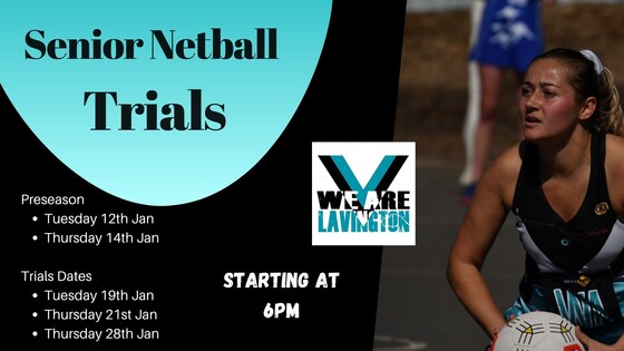 19th, 21st 28th Jan - Netball Trials