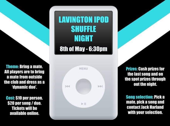 Lavington Ipod Shuffle Night 