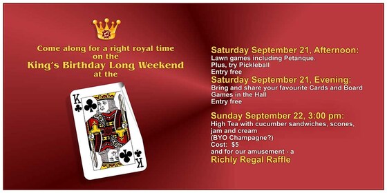 Kings Birthday September 21