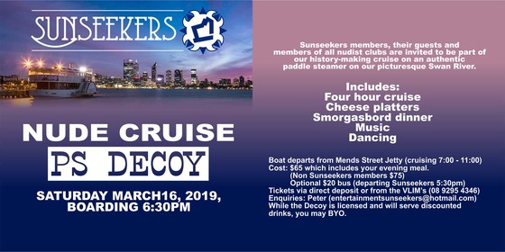 Sunseeker's Nude Cruise 2019