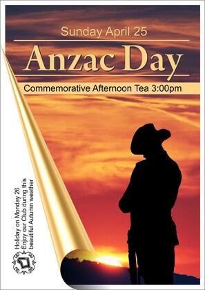 Anzac afternoon tea