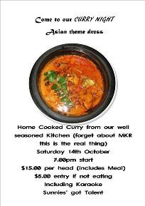 Curry "n" Karaoke Night