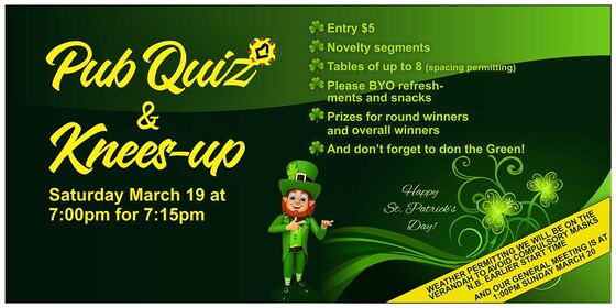 Pub Quiz and Knees up