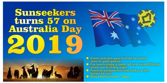 Sunseeker's Birthday and Australia Day