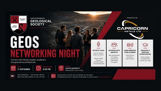 2026 GEOS Networking Night — Presented by Capricorn Metals