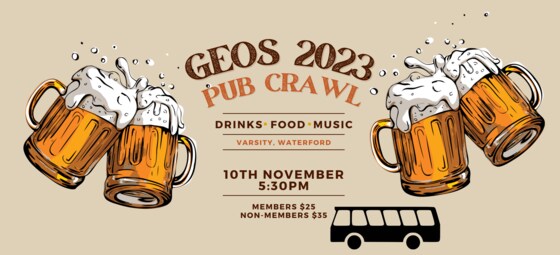GEOS 2023 End of Year Pub Crawl