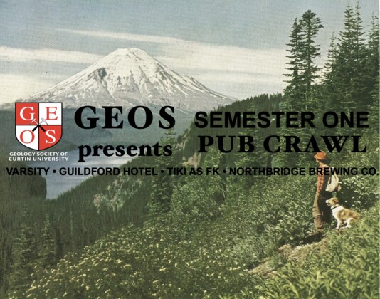GEOS End of Semester PUB CRAWL