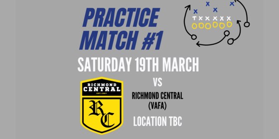 Practice Match #1 - Richmond Central AFC
