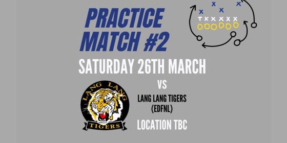 Practice Match #2 - Lang Lang Tigers