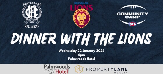 Dinner with the Lions!