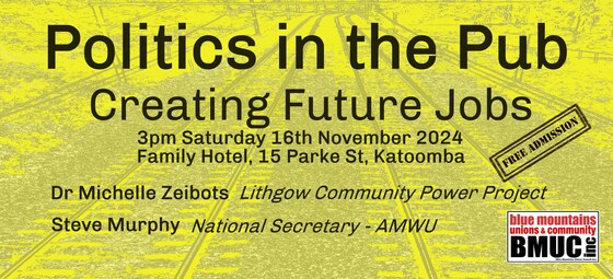 Politics in the Pub - Creating Future Jobs