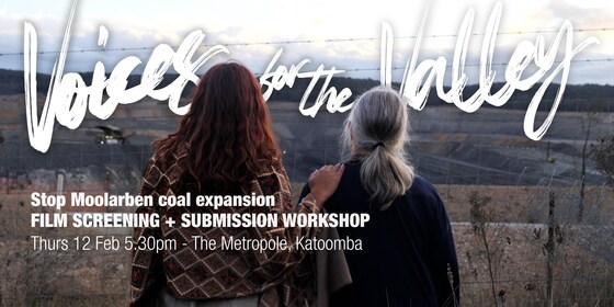Stop Moolarben coal expansion - Film screening + submission workshop