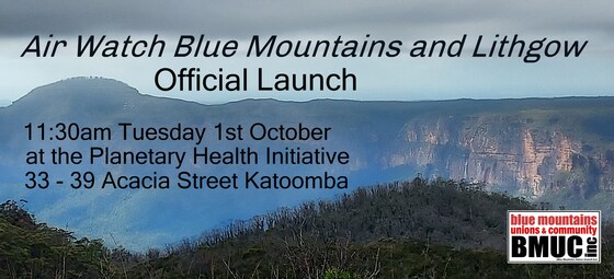 Air Watch Blue Mountains and Lithgow - Official Launch