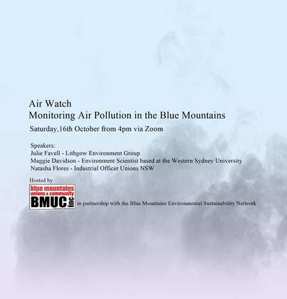 Air Watch - Monitoring Air Pollution in the Blue Mountains