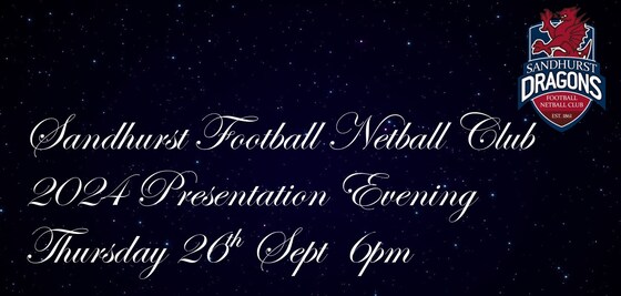 2024 Club Presentation Night