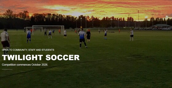 UNE Senior Twilight Soccer, Summer 2026/27