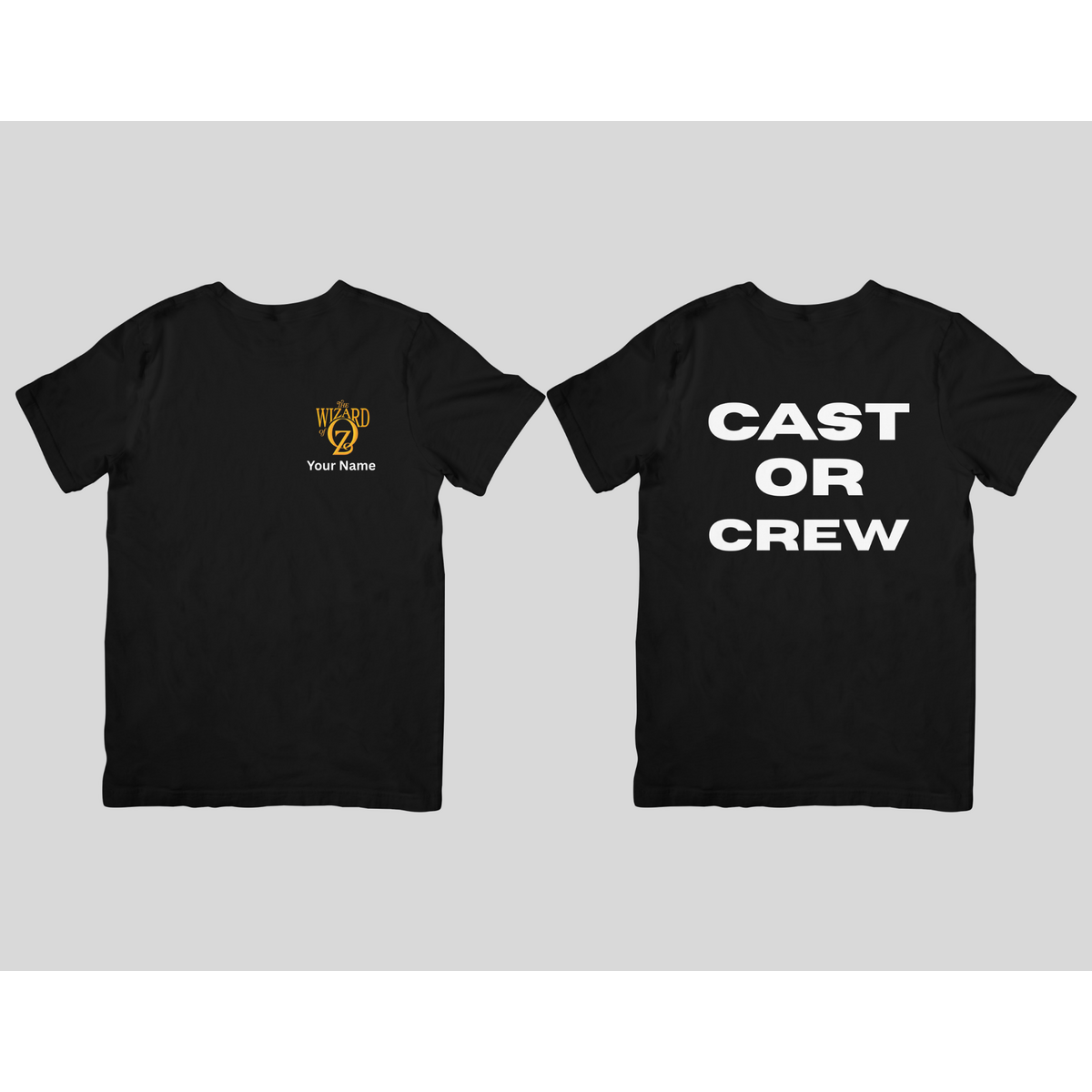 Musical Cast or Crew Shirts 