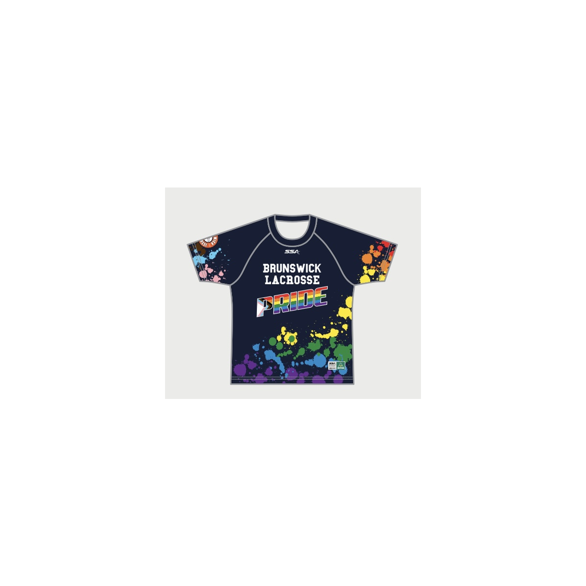 Pride Round Sports Mesh Top